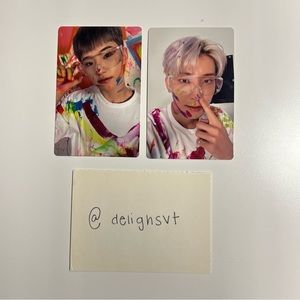 Hoshi & wonwoo face the sun photocard set
